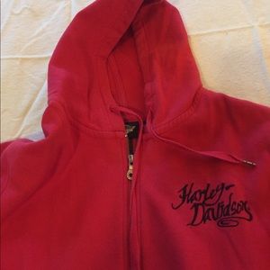 Red sweatshirt hoodie